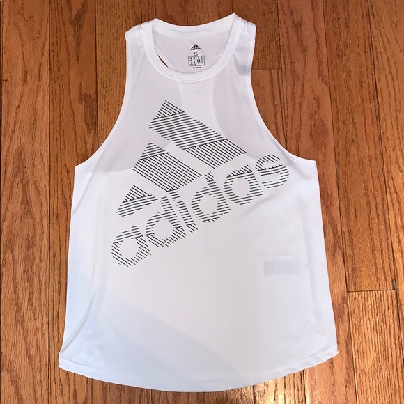adidas Tops - White Adidas Tank Top